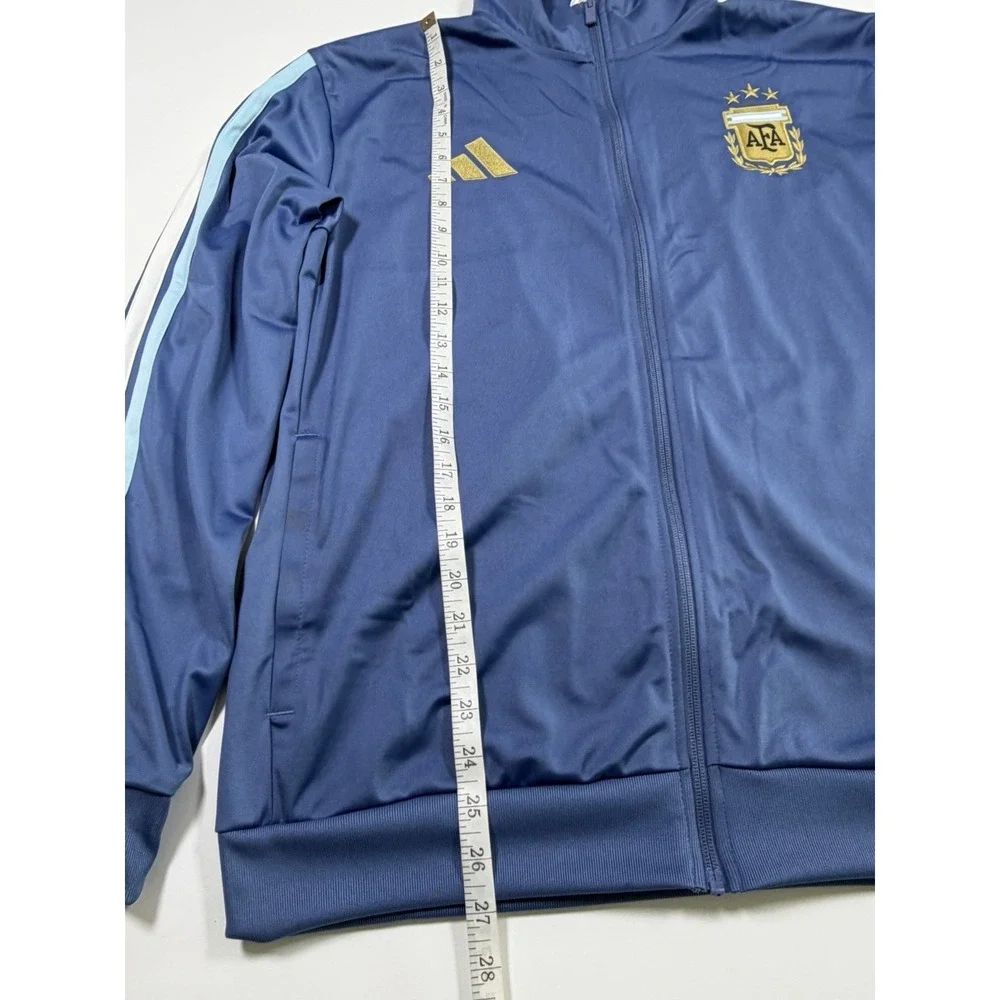 Adidas Argentina 2025-26 DNA Men's Large Track Jacket JZ6289 NWT $70 JZ6289